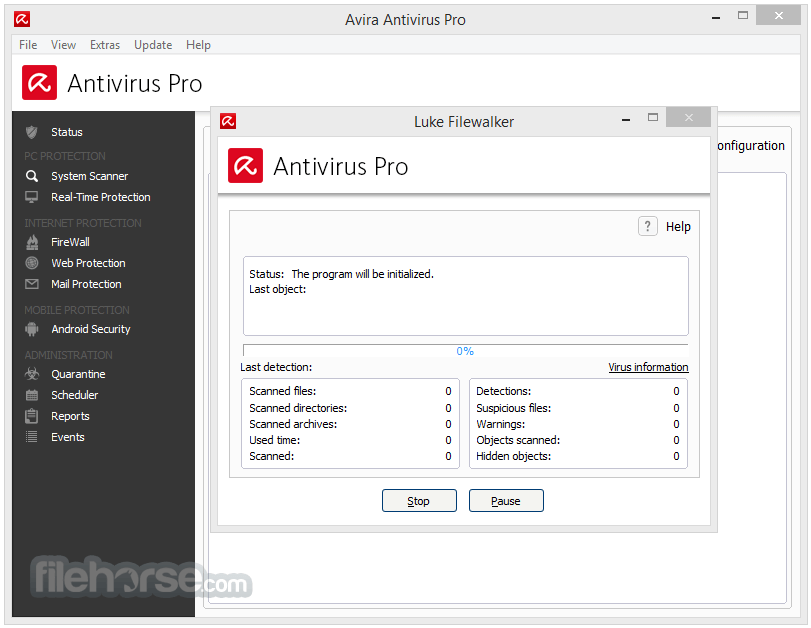 Download Avira AntiVir Premium - FileCluster