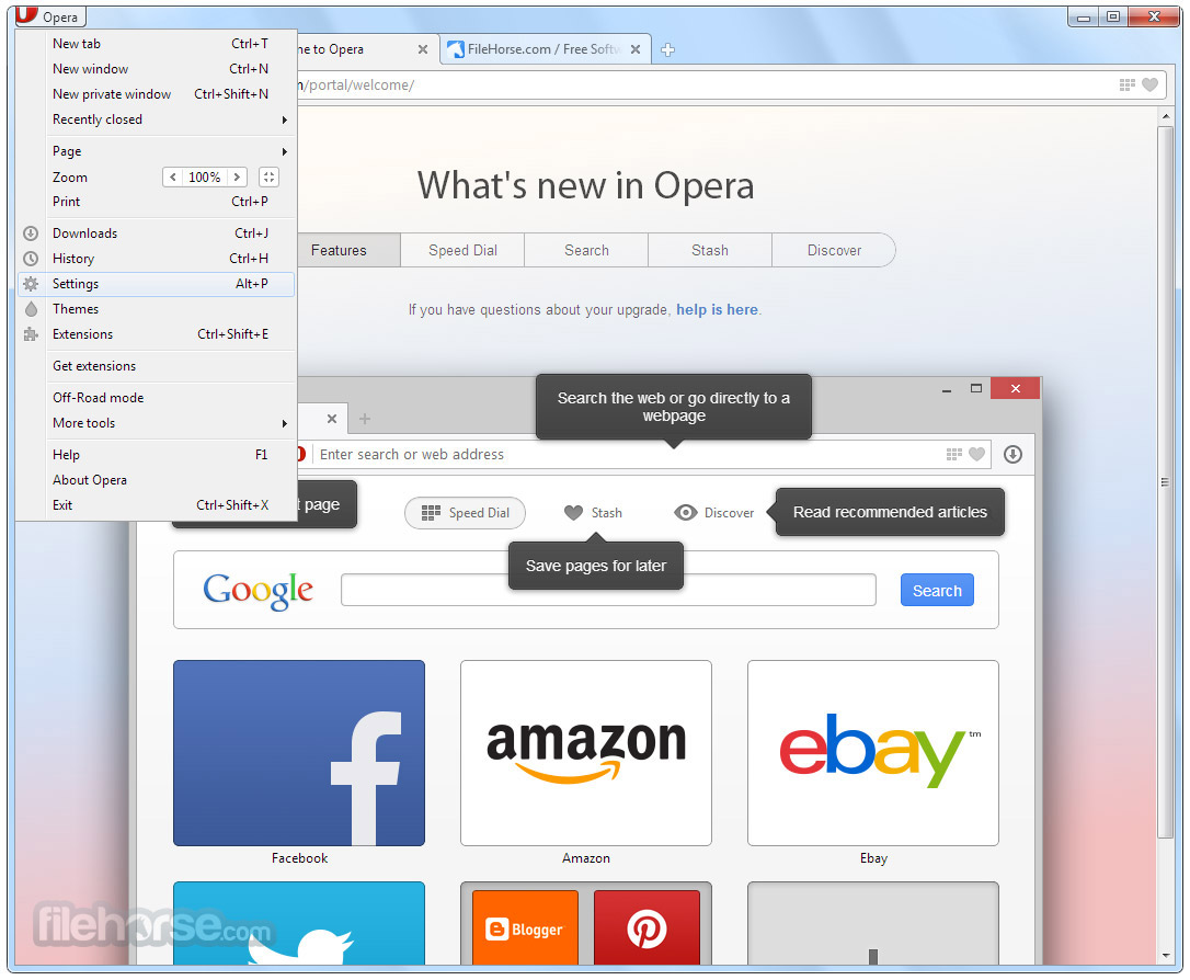 Opera 43.0 Build 2442.1144 Download for Windows ...