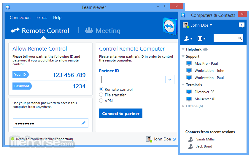 teamviewer 13 free download for windows server 2016