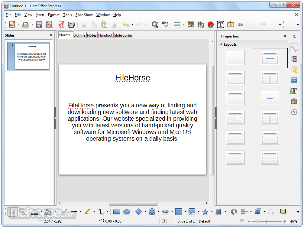 openoffice 3.3.0. LibreOffice 3.3.0 Screenshot 4