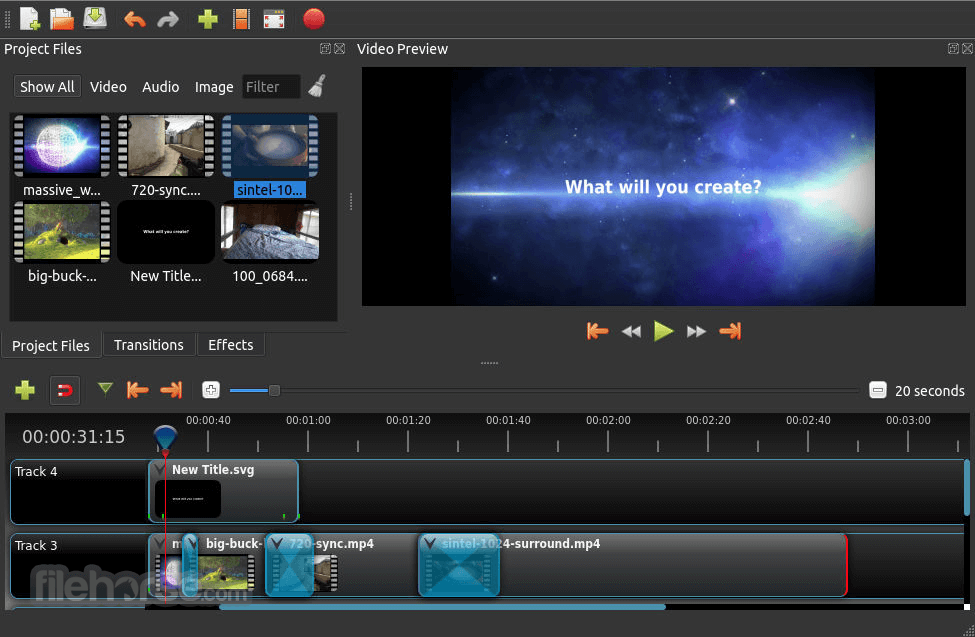 openshot video editing software download