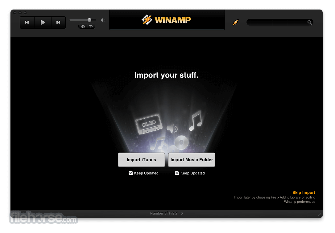 Winamp 0.8.1.13 Screenshot 1
