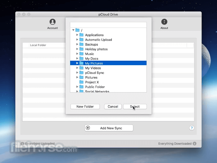 pCloud Drive for Mac 3.14.2 Captura de Pantalla 3