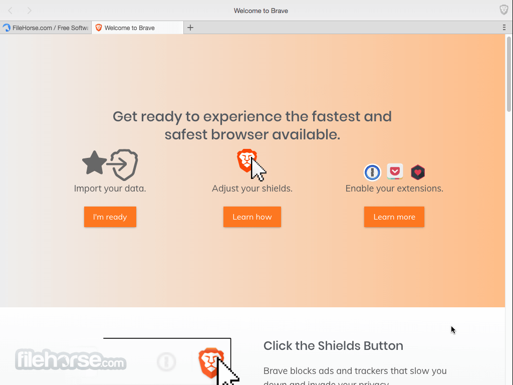 Brave Browser 1.45.133 Captura de Pantalla 1
