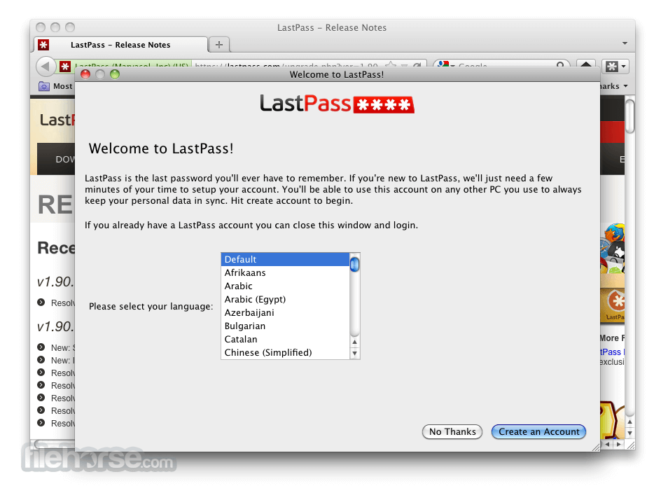 for mac download LastPass Password Manager 4.118