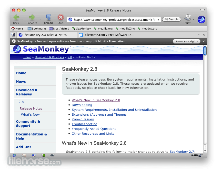 Mozilla SeaMonkey 2.53.17 for apple instal