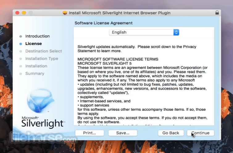 microsoft silverlight update for mac