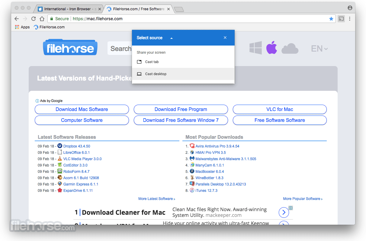 srware iron updates