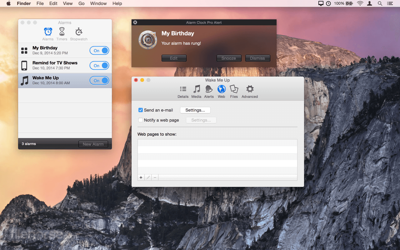 free download alarm for mac