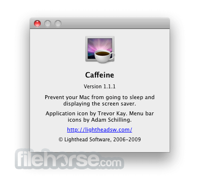 Caffeine 1.1.3 Screenshot 2