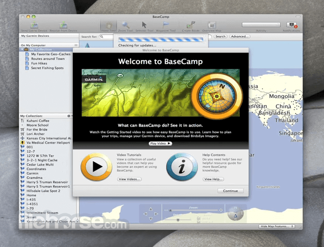 Garmin BaseCamp 4.8.13 Screenshot 1