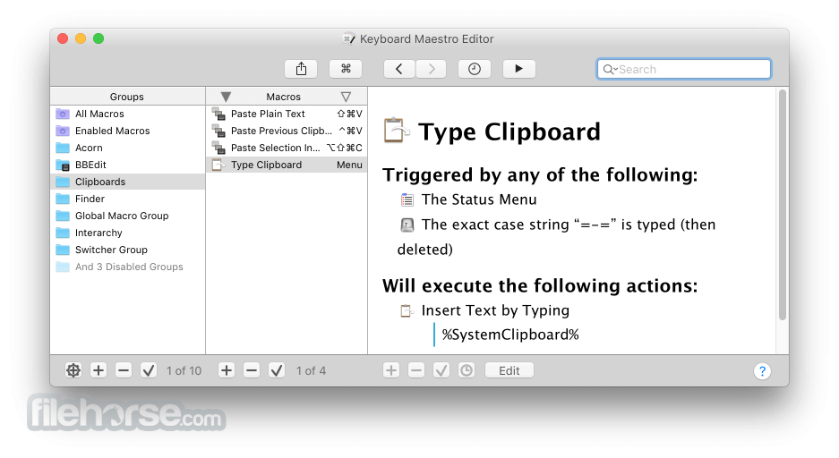 instal the new version for mac Keyboard Maestro