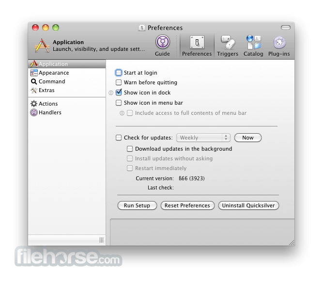 Quicksilver 1.5.3 Screenshot 2