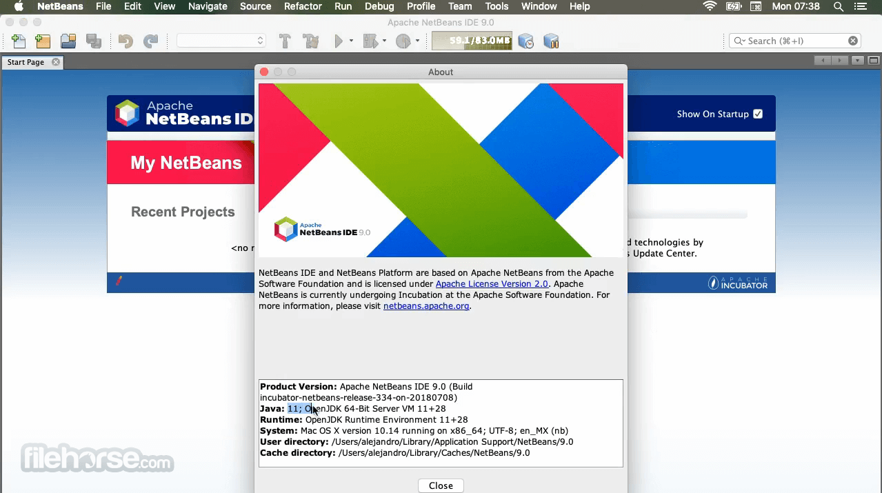 netbeans mac os x