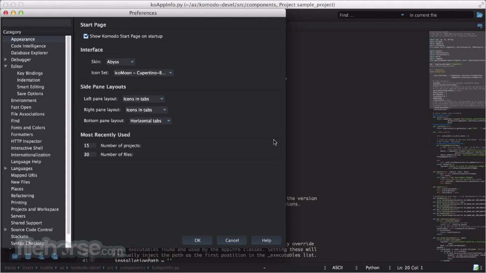 Komodo Edit 8.5.3 Build 14067 Screenshot 5