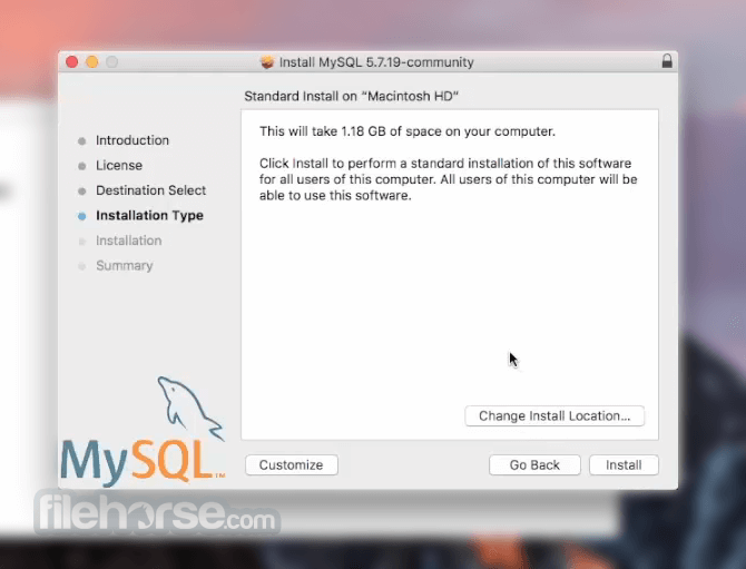 how to setup mysql on mac