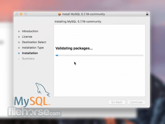 install mysql mac 10.11