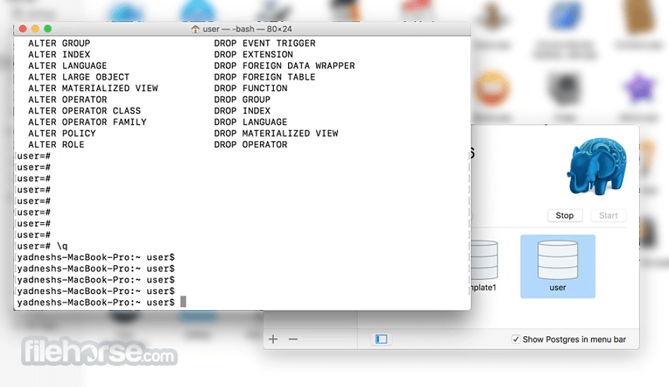 postgresql download mac