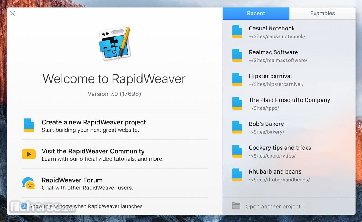 RapidWeaver 6.3.5 download