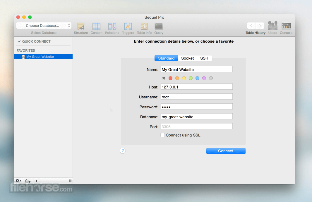 disable secure file priv mysql in sequel pro mac