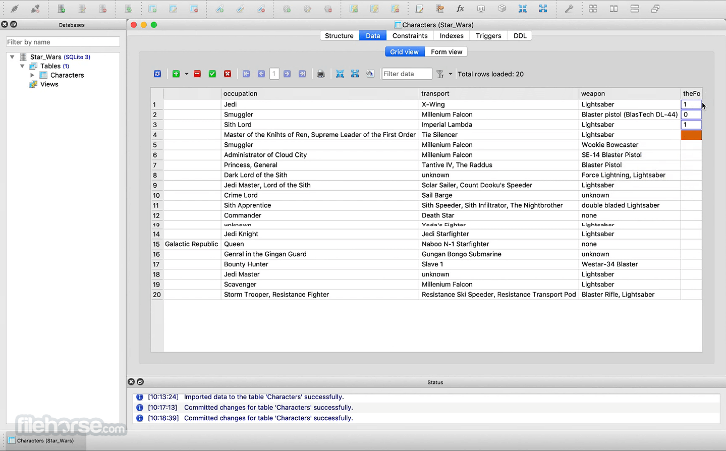 SQLiteStudio 3.3.1 Screenshot 4