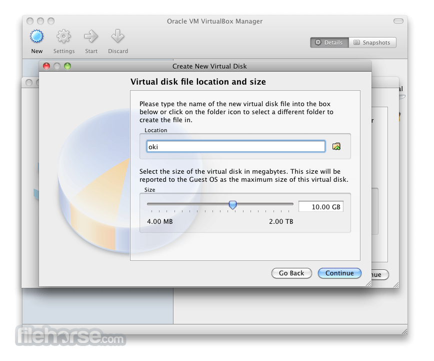 virtualbox does not allow for 64 bit mac os x