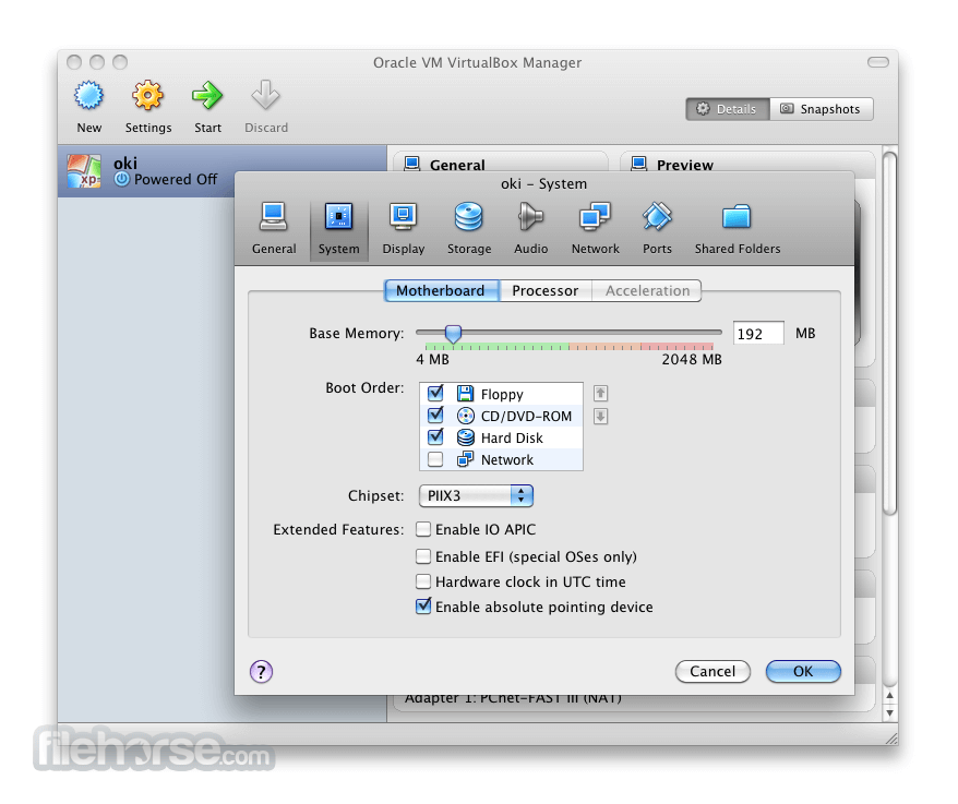 VirtualBox 6.1.20 Build 143896 Screenshot 3