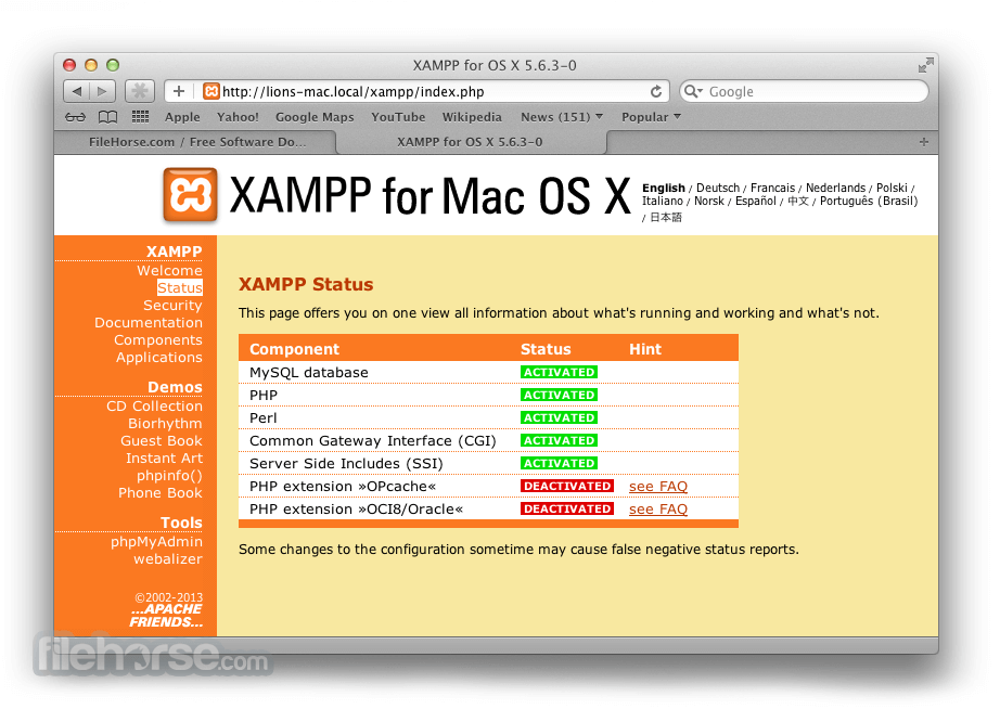 xampp free download for windows 7 32 bit