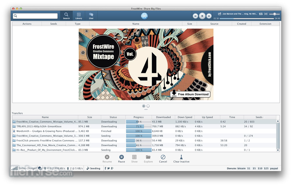 free frostwire for mac download