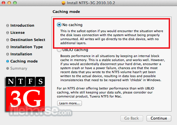 NTFS-3G 2017.3.23 Screenshot 1