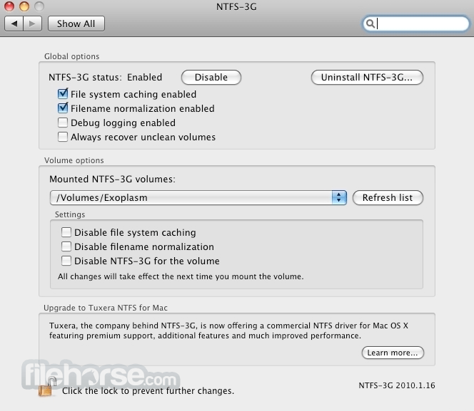 NTFS-3G 2017.3.23 Screenshot 2