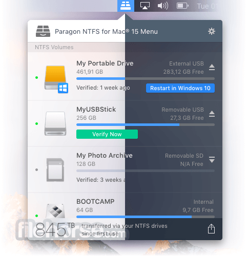 paragon ntfs license key