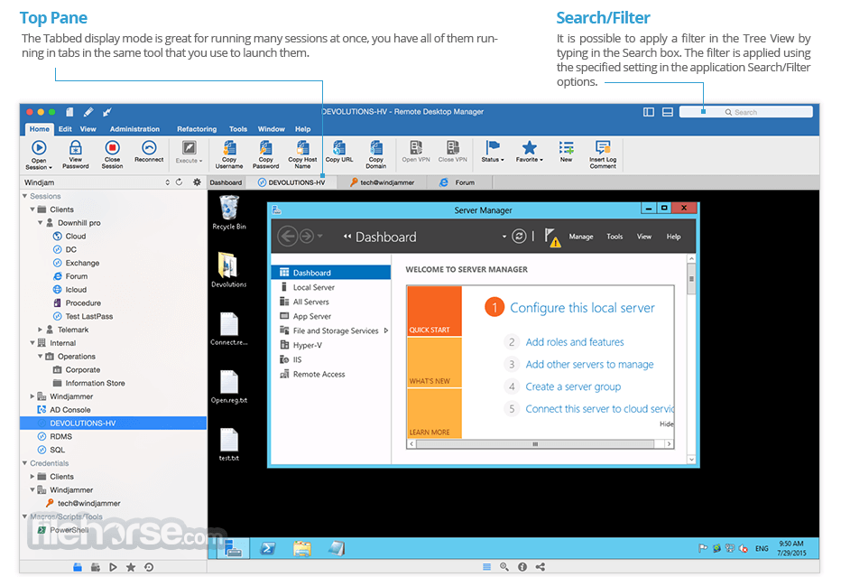 Remote Desktop Manager Enterprise 4.5.0.0 Screenshot 2