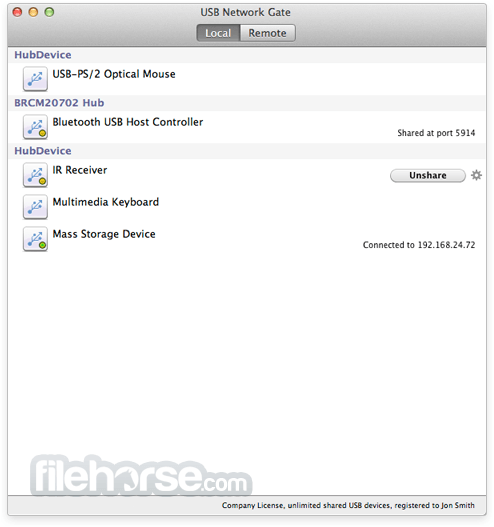 USB Network Gate 10.0 Screenshot 1