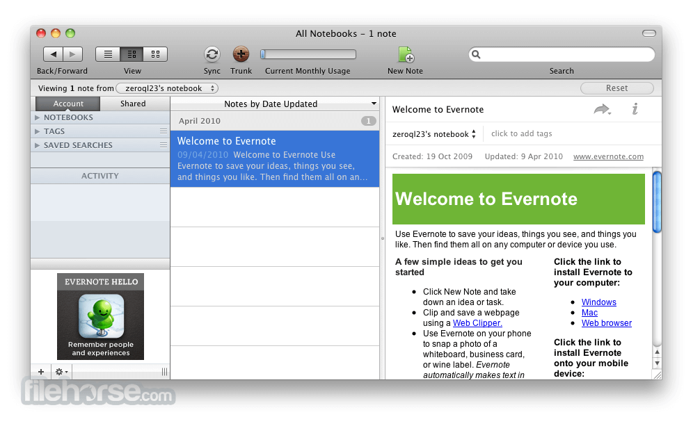 evernote app on mac text blurry