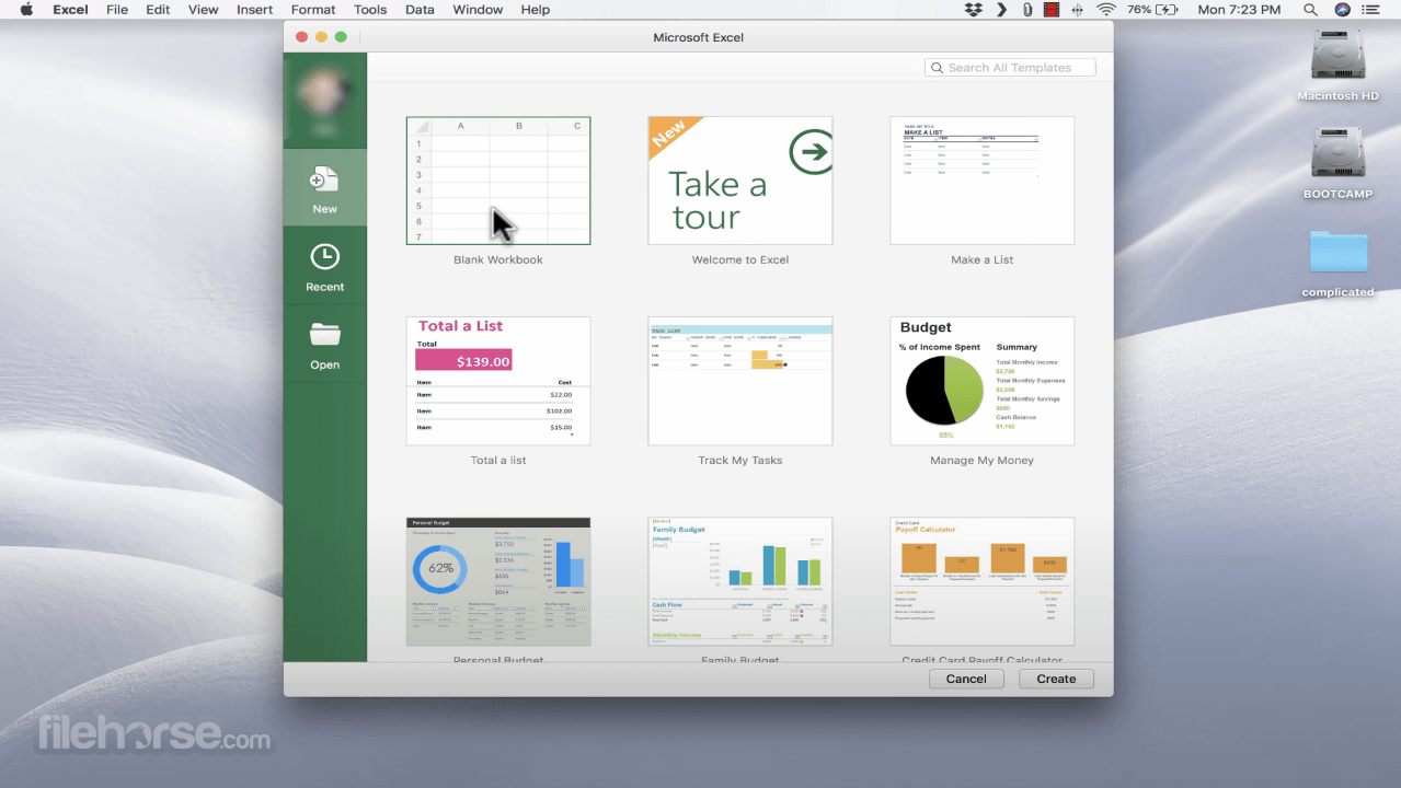 excel for mac free download full version