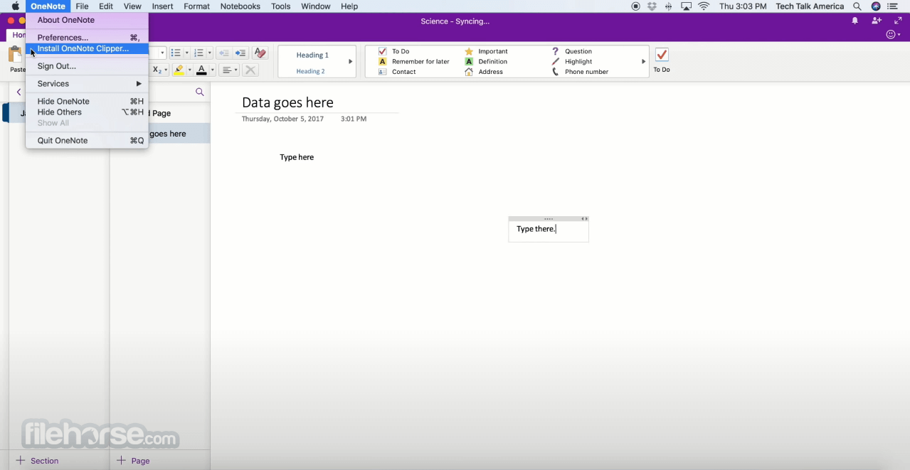 merge onenote pages for mac