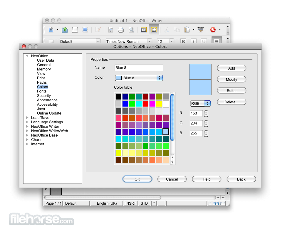 NeoOffice 2.2.2 Patch 6 Screenshot 3