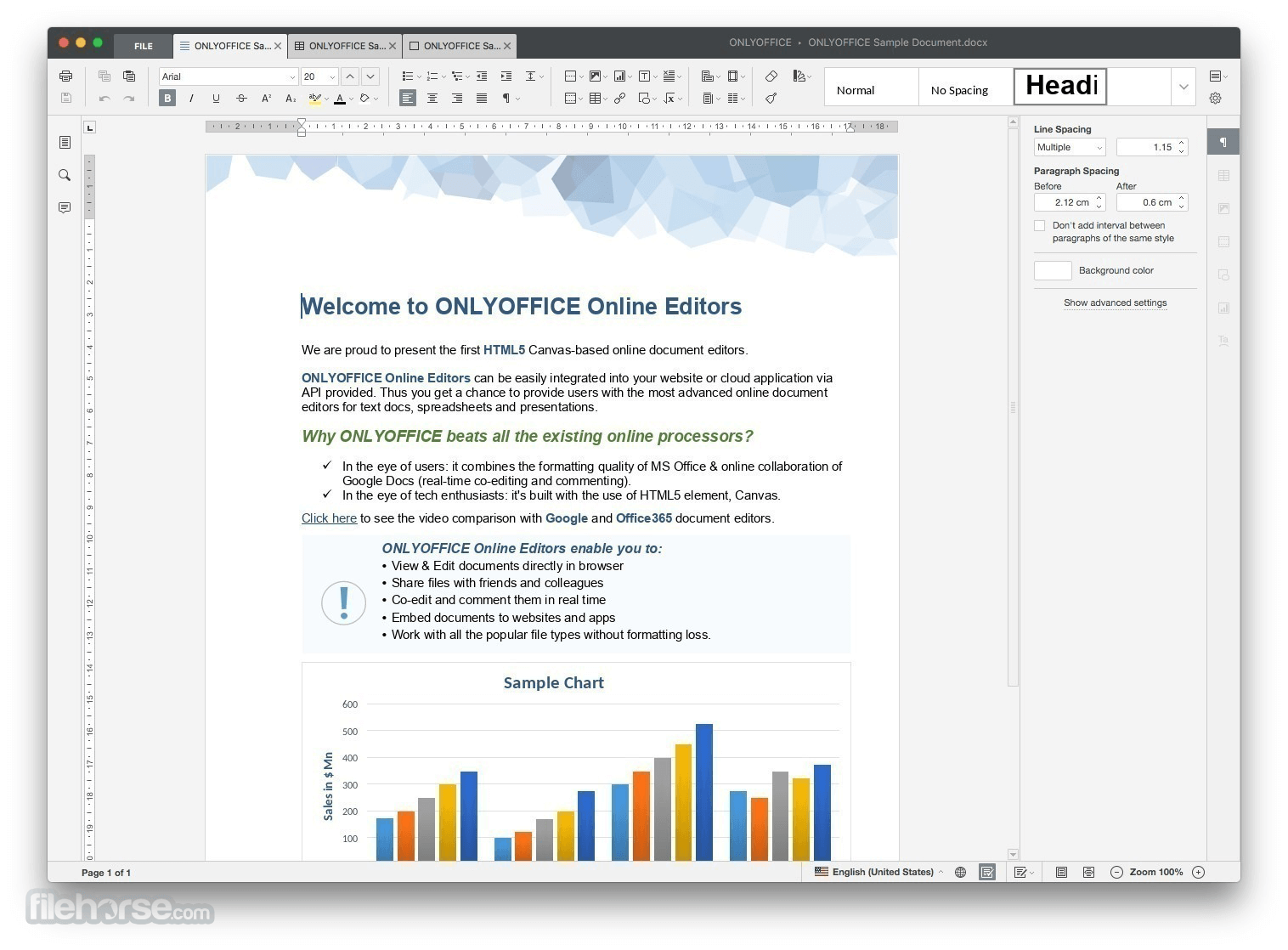 onlyoffice pdf