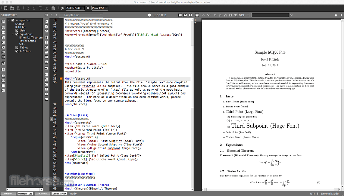 download latest version of latex for mac