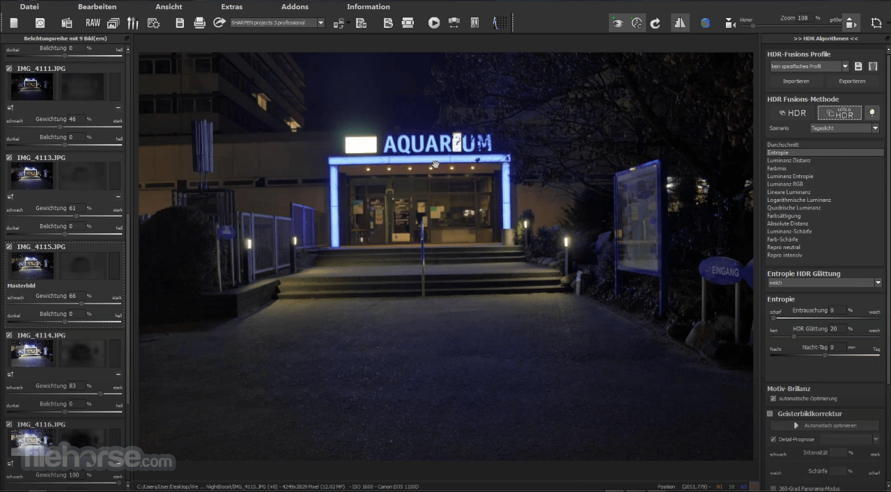 HDR projects 8.32.03590 Screenshot 2