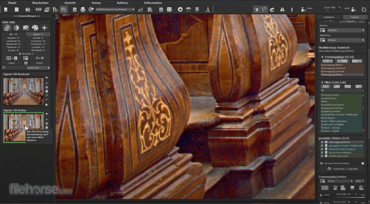 HDR projects 8.32.03590 Screenshot 4