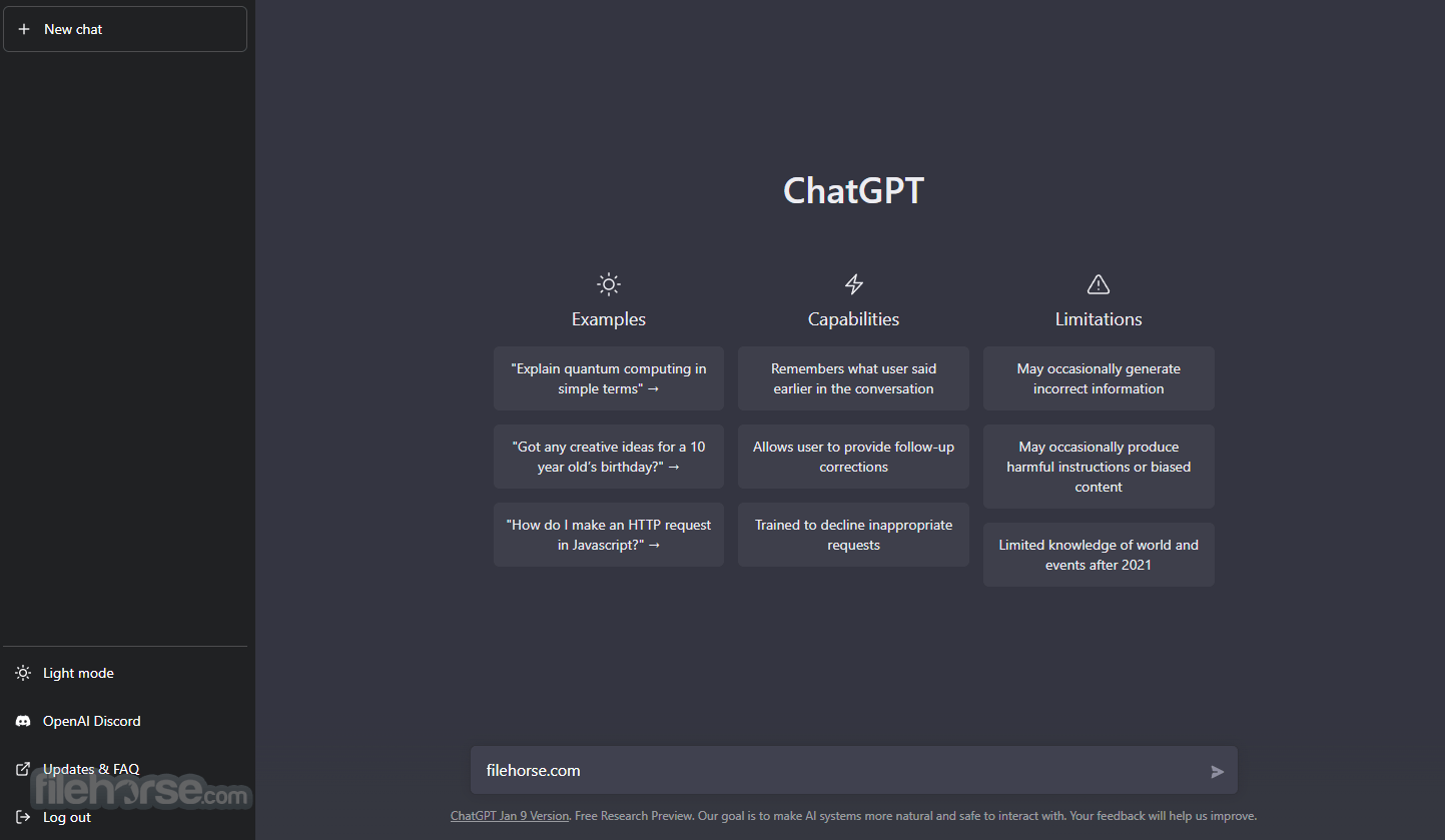 ChatGPT for Mac Screenshot 1