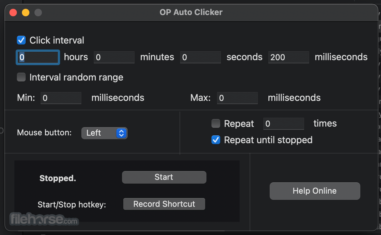 Auto Clicker 1.3 Screenshot 1