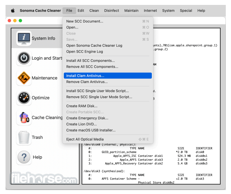 Sonoma Cache Cleaner 19.0.3 Screenshot 3