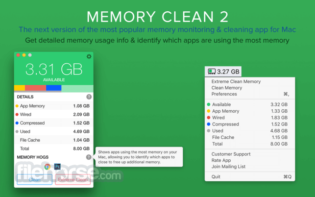 Memory Clean 3 1.0.20 Screenshot 2