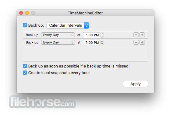 TimeMachineEditor 5.2.2 Screenshot 3