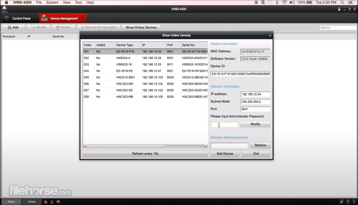 hikvision linux client