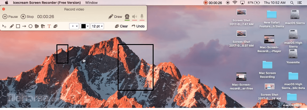 free for mac download Icecream Screen Recorder 7.26