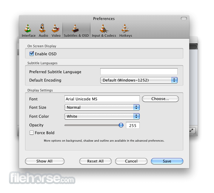 VLC Media Player 0.5.0 Screenshot 4